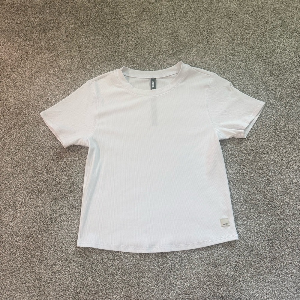 Vuori Pose Fitted Tee White L
